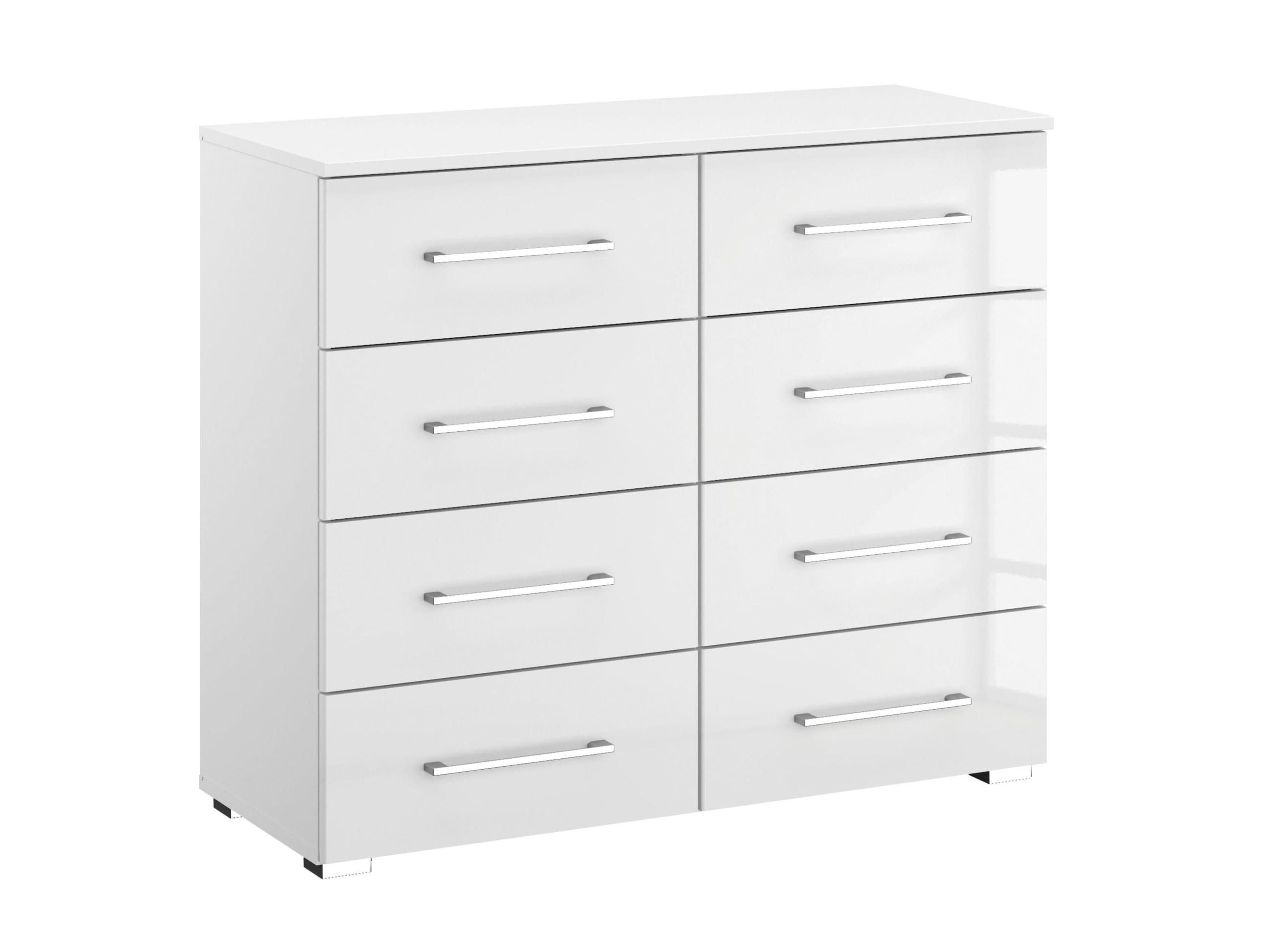 Lorenzo 4+4 Drawer Wide Chest of Drawers