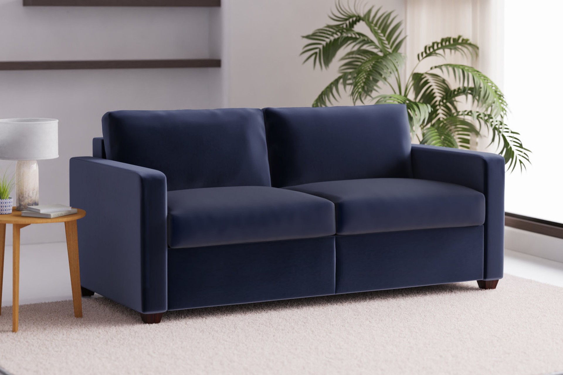 Ashby Blue Sofa Bed