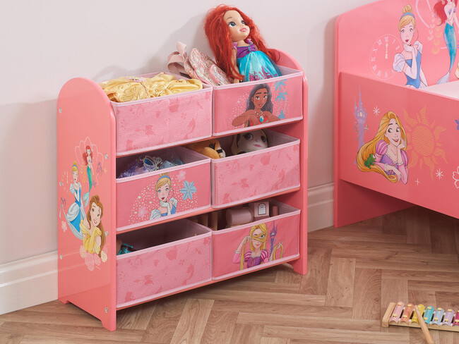 Disney princess bedroom furniture storage unit