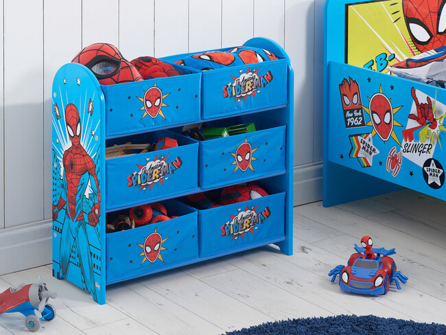Disney Spider-Man bedroom furniture storage unit