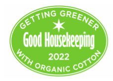 Good Housekeeping 2022 Getting Greener With Organic Cotton Endorsement