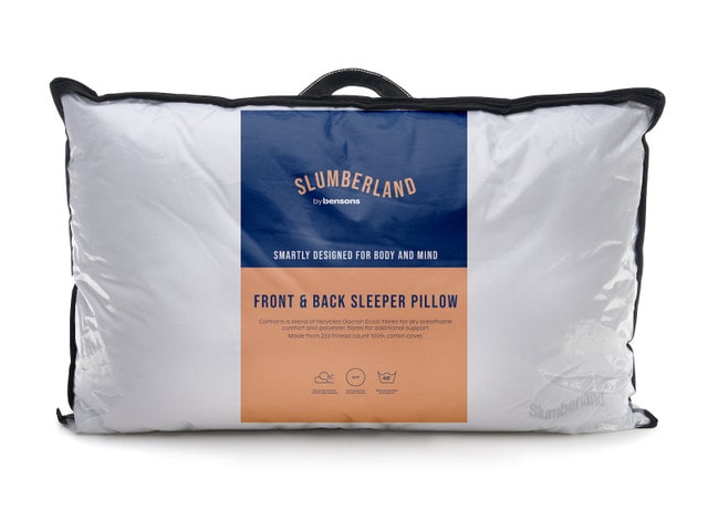 Slumberland by Bensons Front and Back Sleeper Pillow